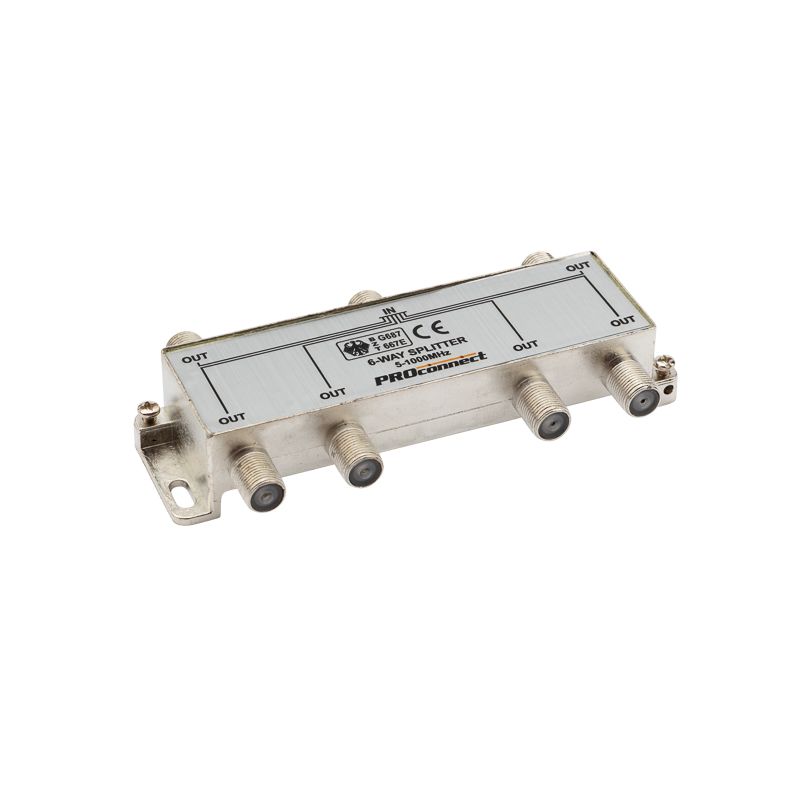Делитель ТВх6 под F-разъем, 5-1000МГц PROconnect 05-6024