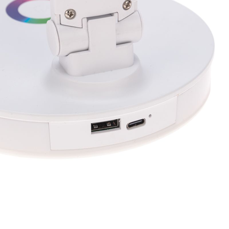 Светильник настольный с RGB-ночником, LED, 12Вт, белый REXANT - Фото 5