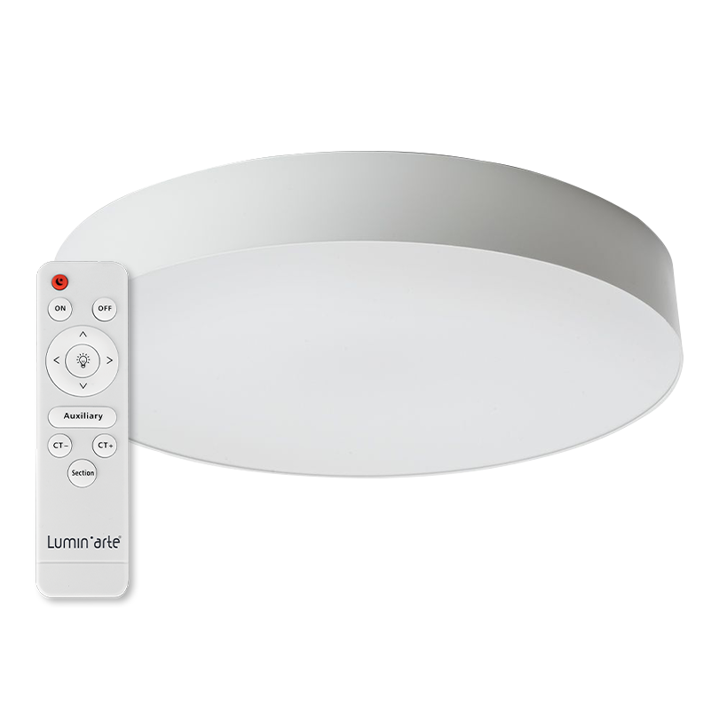 Светодиодный светильник LUMIN'ARTE CLL59 MACARON 80W 3000-6500K CCT, 480x65мм, IP20 с ПДУ белый матовый