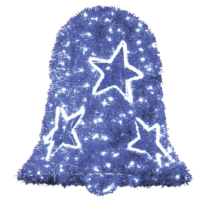 Фигура "Колокол",  LED подсветка  диам.75см  выс.80см, синий  NEON-NIGHT