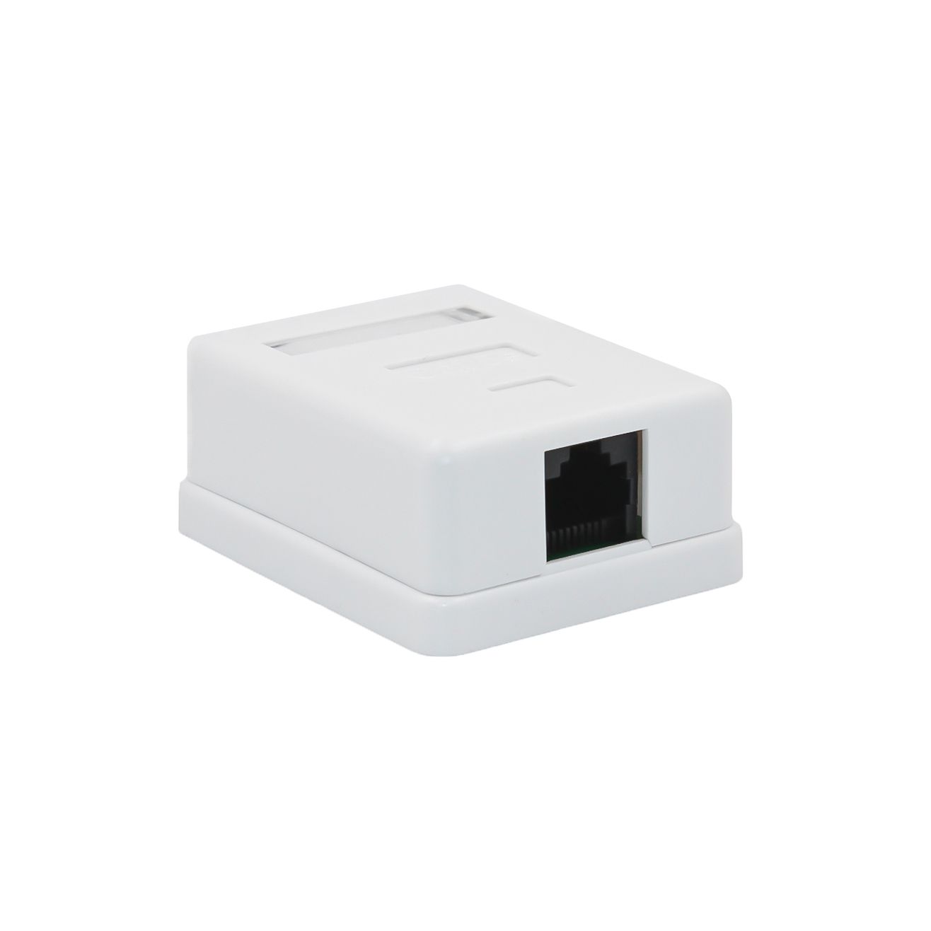 Рoзетка компьютерная внешняя 1-порт, UTP RJ-45 (8P8C), CAT 5e