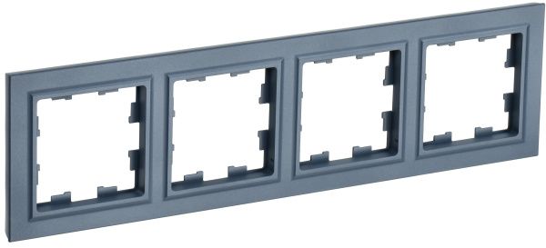 BRITE Рамка 4-местная РУ-4-БрМ маренго IEK BR-M42-K35
