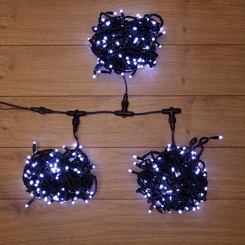 Гирлянда LED ClipLight 24V, 3 нити по 20 м, свечение с динамикой, цвет диодов Белый для функционального освещения