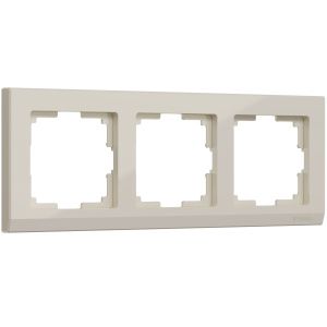 Рамка на 3 поста Stark (слоновая кость) Werkel W0031803