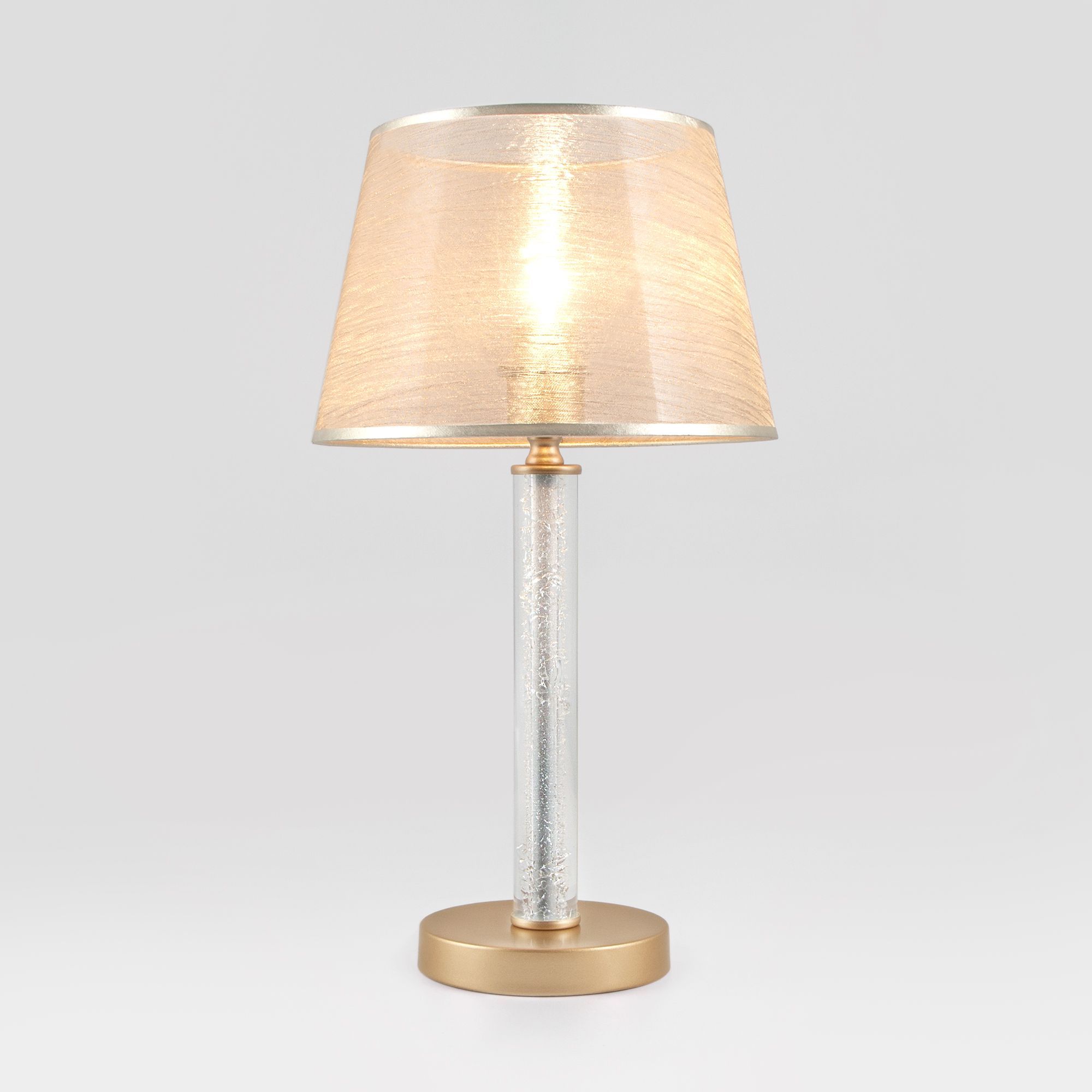 Настольная лампа с абажуром 01075/1 перламутровое золото  Eurosvet - Фото 4