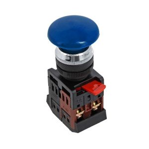 Кнопка AEA-22 синяя NO+NC Грибок EKF pbn-aea-b