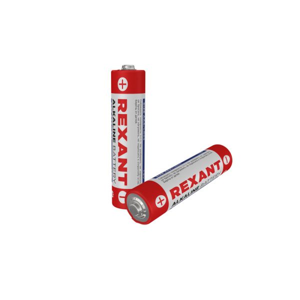 Батарейка алкалиновая AAA/LR03, 1,5В, 12 шт, блистер REXANT - Фото 3