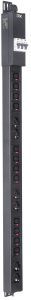 ITK BASE PDU вертикальный PV1113 25U 3 фазы 32А 6 розеток SCHUKO (немецкий стандарт) + 12 розеток C13 с клеммной колодкой и кабелем 3м вилка IEC60309 BS-PV-43-12C13-06D-13