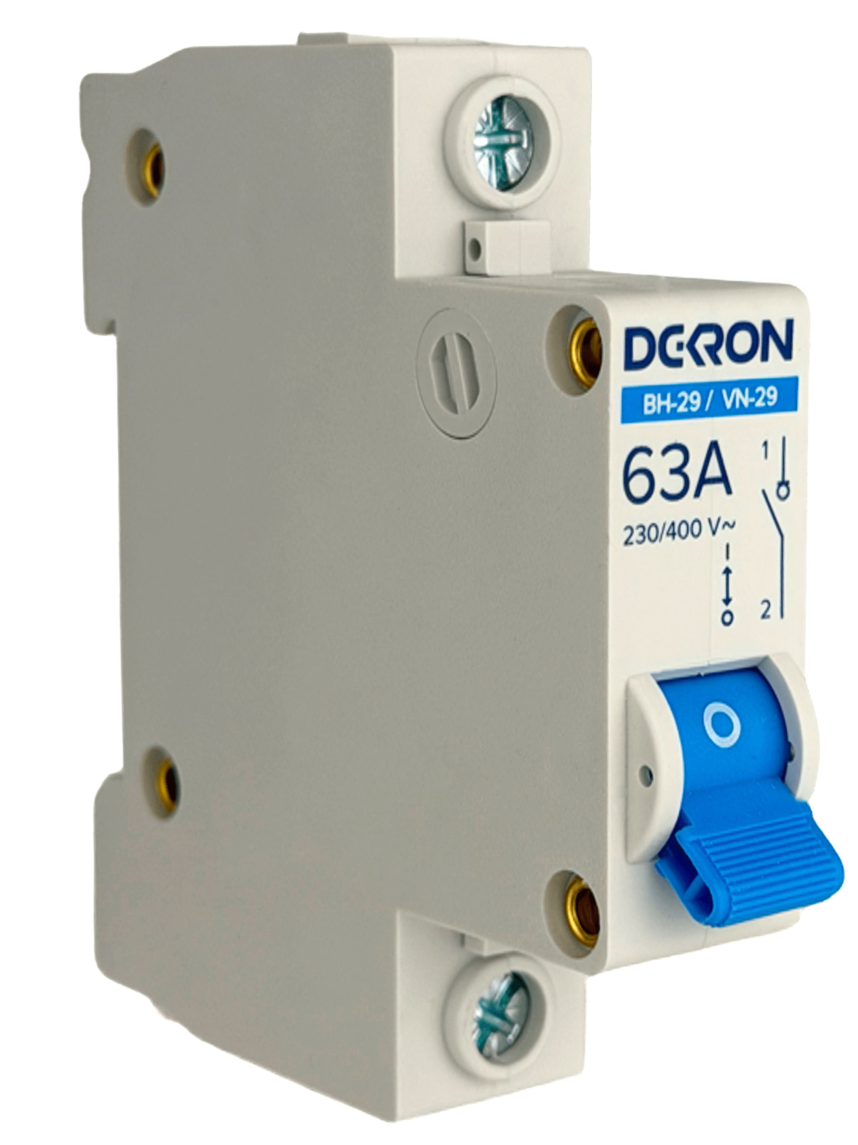 Выключатель нагрузки ВН-29 1P 63А - Фото 3