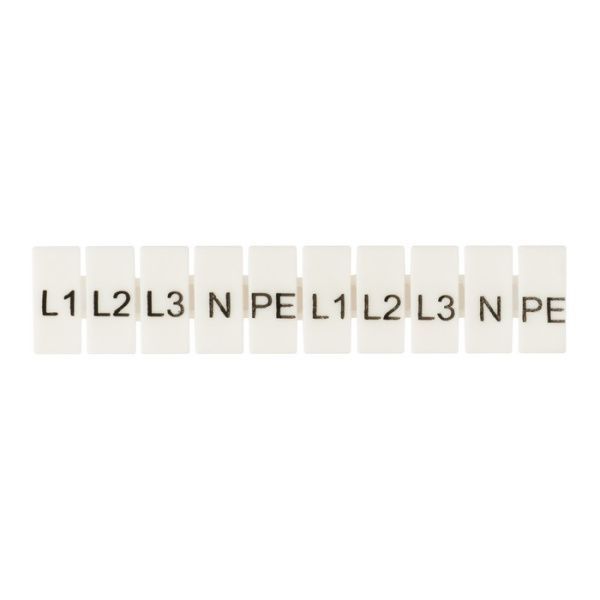 Маркеры для JXB-ST/Push-in 6 с символами "L1, L2, L3, N, PE" (100 шт.) EKF