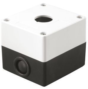 Корпус поста КП101 для кнопок управления 1 место белый IEK BKP10-1-K01