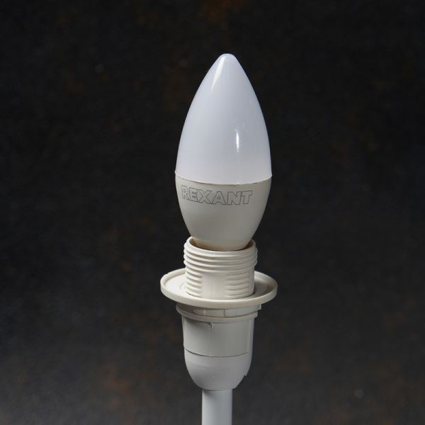 Лампа светодиодная Свеча (CN) 7,5Вт E14 713Лм 4000K нейтральный свет REXANT - Фото 5