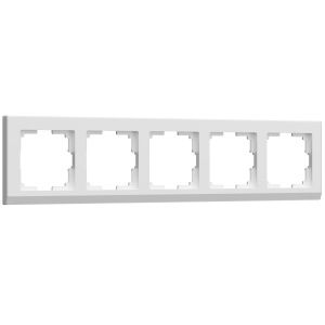 Рамка на 5 постов Stark (белый) Werkel W0051801