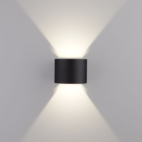 Светильник светодиодный уличный настенный Blade черный 1518 TECHNO LED Elektrostandard - Фото 2