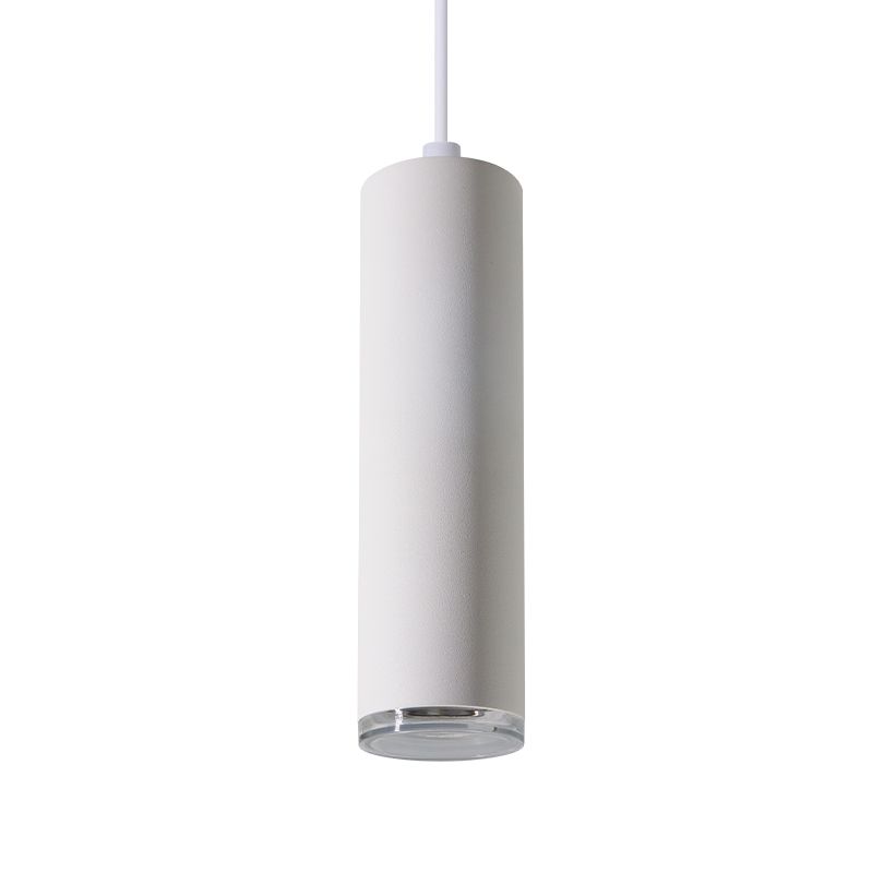 Подвесной светильник WOLTA WSL-GU10/P14W AQUA под лампу GU10 IP44 Белый матовый φ60*200mm