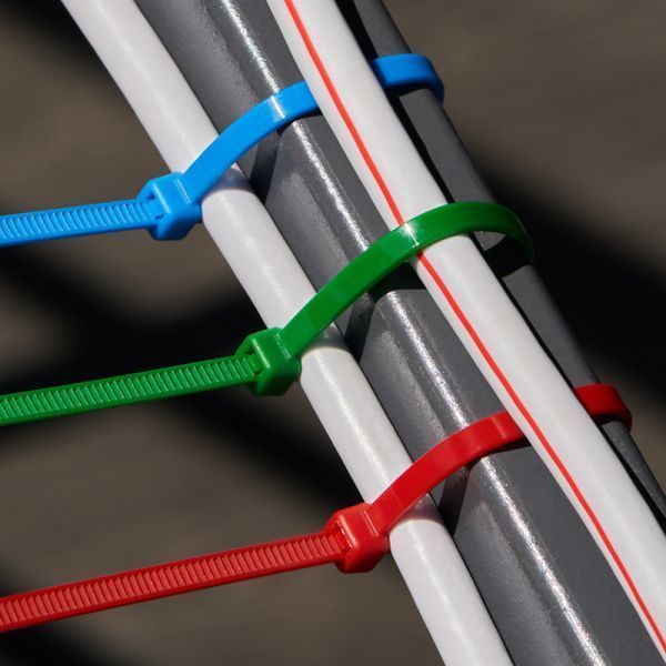 Хомут-стяжка нейлоновая 200x3,6мм, цветная (25 шт/уп) REXANT - Фото 3