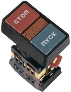 Кнопка РPВВ-30N "Пуск-Стоп" d=30мм неон/240В 1з+1р IEK BBD21-PPBB-K51
