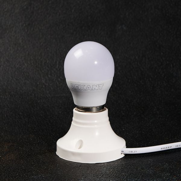 Лампа светодиодная Шарик (GL) 9,5Вт E27 903Лм 2700K теплый свет REXANT - Фото 5