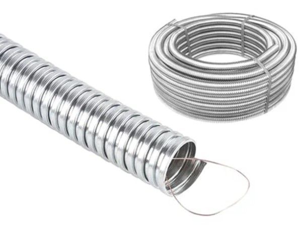 Металлорукав негерм. 20мм с протяжкой (50м) DEKRON DEK0205-0025