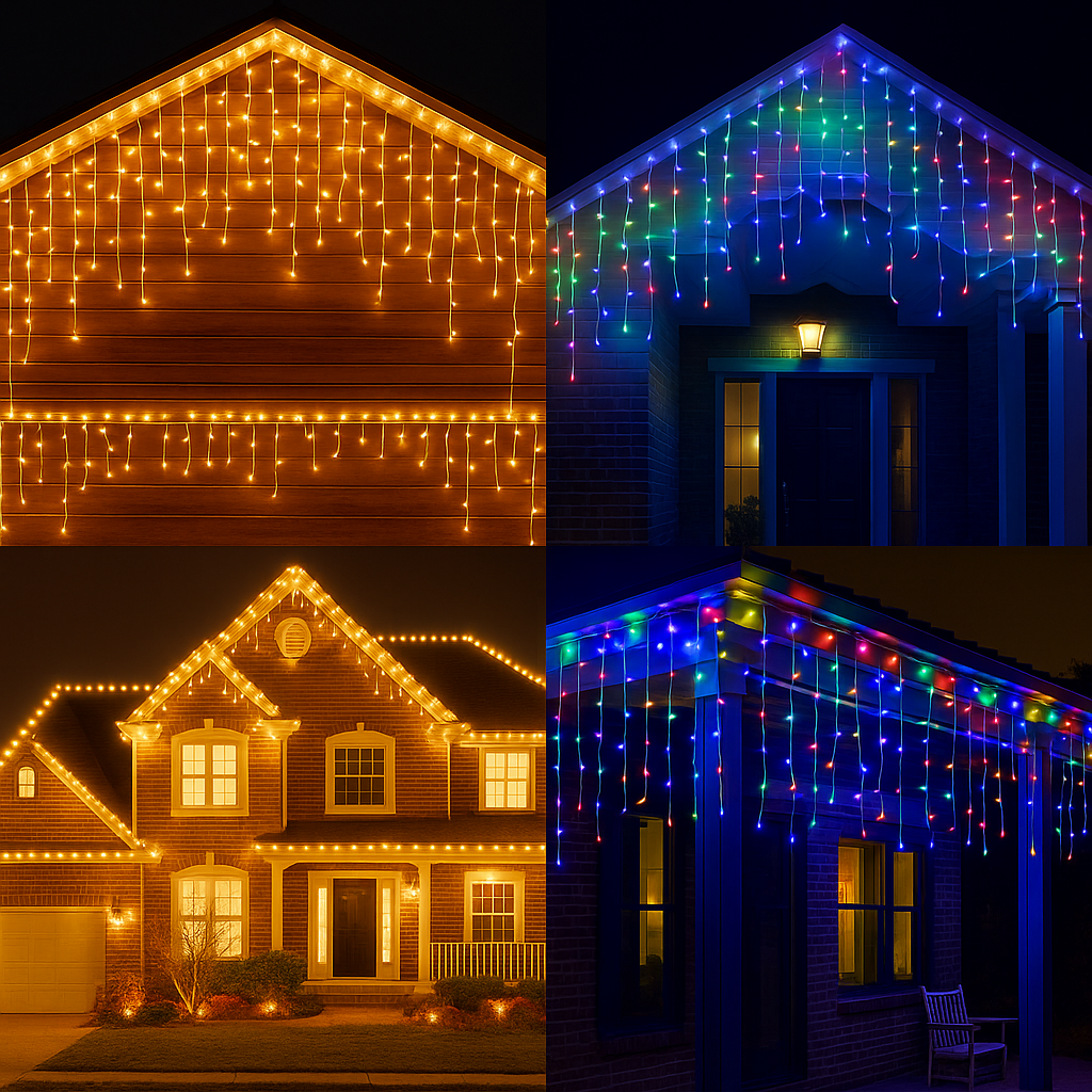 Светодиодная уличная гирлянда бахрома