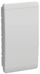 TEKFOR Корпус пластиковый ЩРВ-П-36 IP41 белая дверь IEK TF5-KP13-V-36-41-K01-K01
