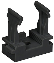 ELASTA Держатель с защелкой для гофрированных труб под монтажный пистолет CFM20 черный IEK ET-TA10D-CFM-020-K02-100