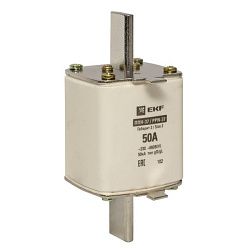 Плавкая вставка ППН-37 400/50А габарит 2 EKF fus-37/400/50