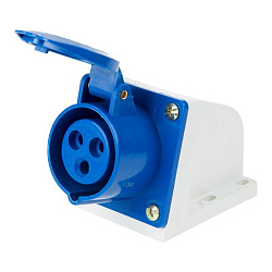 Розетка 113 стационарная 2Р+РЕ 16А 220В IP44 REXANT 