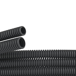 Труба гофрированная ПНД гибкая легкая d50мм без протяжки черн. (уп.15м) DKC 70750 70750