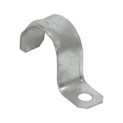 Скоба метал. однолапковая d25-26 мм (10 шт) EKF PROxima sm-1-25-26-r