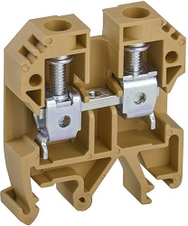 Клемма винтовая КВИ-10мм2 желтая IEK 