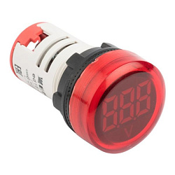 Индикатор значения напряжения красный ED16-22VD EKF ed16-22vd-r