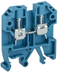 Клемма винтовая КВИ-4мм2 синяя IEK 