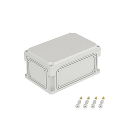 Корпус 300х200х146мм IP67 с непрозр. крышкой 21мм с фланцами пластик. DKC 532210 532210