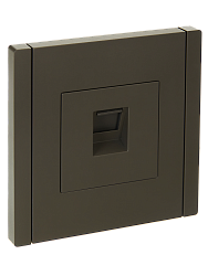 FORTE&PIANO Розетка компьютерная RJ45 кат.6 FP331 серый IEK FP-K10-2-K03