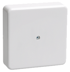 Коробка распаячная КМ41216-01 для открытой проводки безгалогенная (HF) 75х75х28 белая (6 клемм 6мм2) IEK UKO10-075-075-028-K01