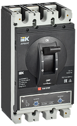 ARMAT Автоматический выключатель в литом корпусе 3P типоразмер H 100кА 315А расцепитель термомагнитный регулируемый IEK AR-MCCB-3H-100-0315A-ATUC