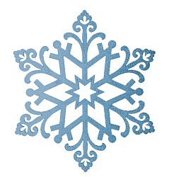 Елочная фигура Снежинка Снегурочка, 81 см, цвет голубой 502-378