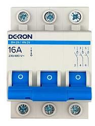 Выключатель нагрузки ВН-29 3P 16А is29-3-16-dek