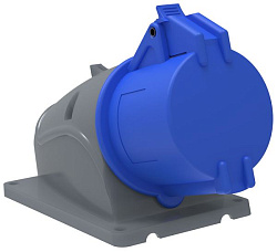 MAGNUM Розетка стационарная ССИ-123 32А-6ч/200-250В 2P+PE IP44 IEK 