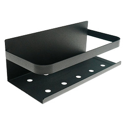 Кухонный органайзер, настенный, монтаж без сверления, черный REXANT 38-0641