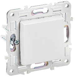 SKANDY Выключатель 1-клавишный 10А SK-V01W арктический белый IEK SK-V10-0-10-K01