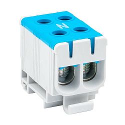 Клемма двойная КСВ 16-50 синяя EKF plc-kvs2-16-50-blue