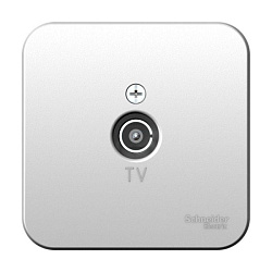 Розетка телевизионная TV ОП Blanca коннектор с изолир. пластиной алюм. SE BLNTA000013 1210567