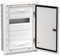TITAN 5 Корпус металлический ЩРв-24 (1х24) 505х365х130мм IP31 белый (одна дверь) IEK TI5-50-V-024-31