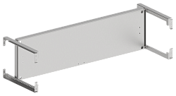 FORMAT Панель монтажная универсальная 250х1000мм IEK FO-00-MPU-025-100