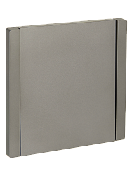 FORTE&PIANO Выключатель 1-клавишный 10А FP501 сталь IEK 