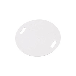 Бирка кабельная «У-135» (Круг) белая (100 шт/уп) REXANT 07-6235