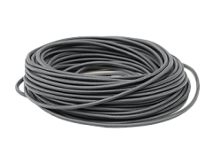 Провод монтажный круглый ПВХ 2х0,75, цвет - графит, ТМ "МЕЗОНИНЪ", бухта 25м. GE70160-38 GE70160-38