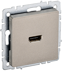 BRITE Розетка HDMI РHDMI-0-БрШ шампань IEK BR-H10-K37